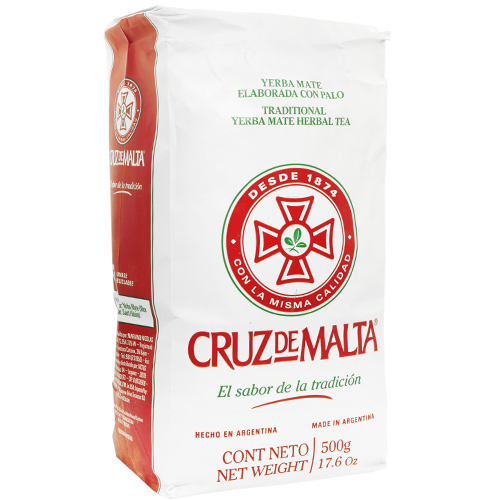 Yerba Mate Herbal Tea, Cruz de Malta 17.6 oz